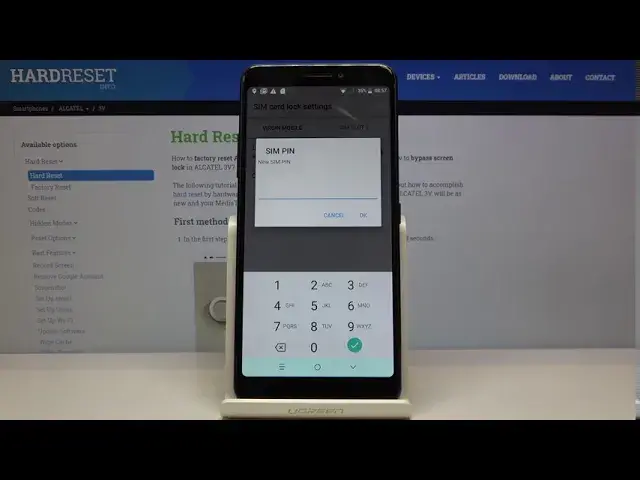 'Video thumbnail for How to Change PIN to SIM Card in ALCATEL 3V – Customize SIM Password'