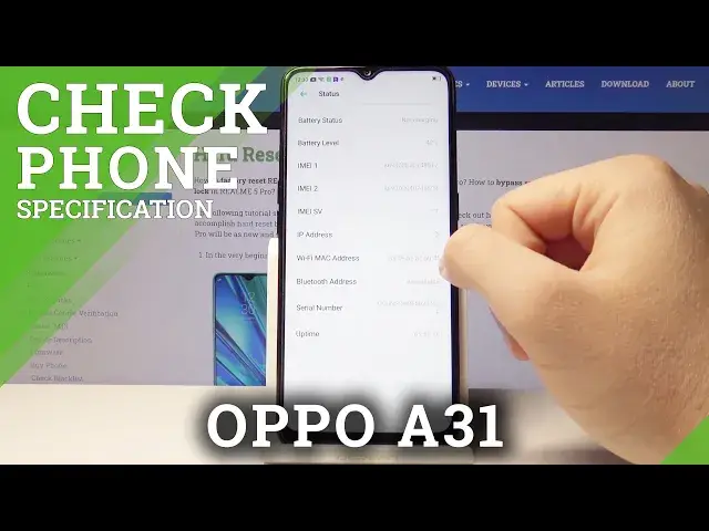 'Video thumbnail for How to Check Phone Specification in OPPO A31 2020 – Check Phone Information'