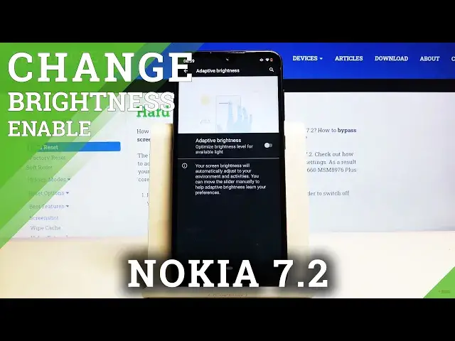 Video thumbnail for How to Adjust Screen Brightness on Nokia 7.2 - Turn On Auto Brightness