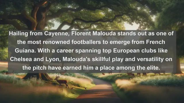 Video thumbnail for Top 10 Famous Football Players in French Guiana: Legends on the Pitch