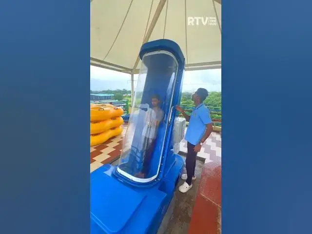 Video thumbnail for Most 😱 Dangerous Water Slide | 90 Degree Slide | BK Water Park #fun #waterslide #short