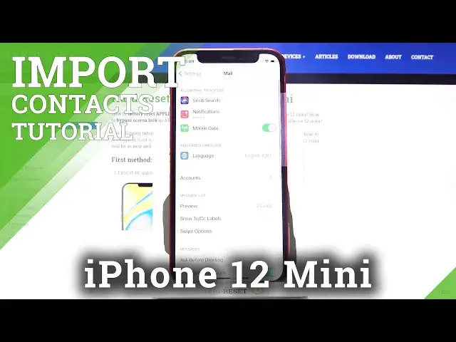 Video thumbnail for How to Sync Google Contacts on iPhone 12 mini – Download Google Contacts