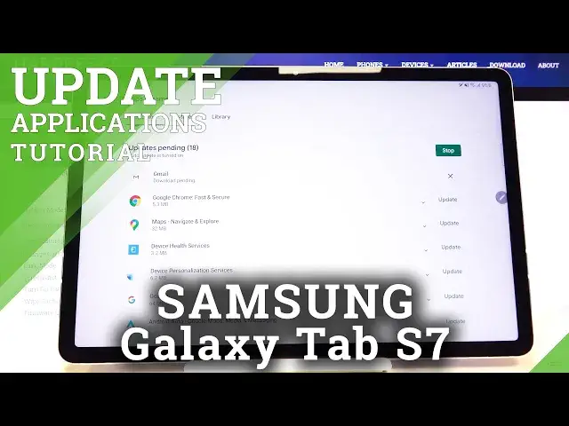 Video thumbnail for How to Update Applications on SAMSUNG Galaxy Tab S7 – Install Latest App Version
