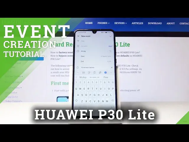 'Video thumbnail for How to Plan an Event in Huawei P30 Lite - Use Calendar'