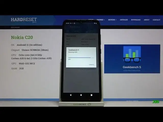 Video thumbnail for Nokia C20 Geekbench 5 CPU Measure TEST