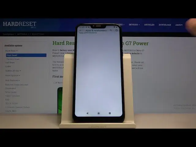 'Video thumbnail for How to Change App Permissions in MOTOROLA Moto G7 Power – Manage Apps Permissions'