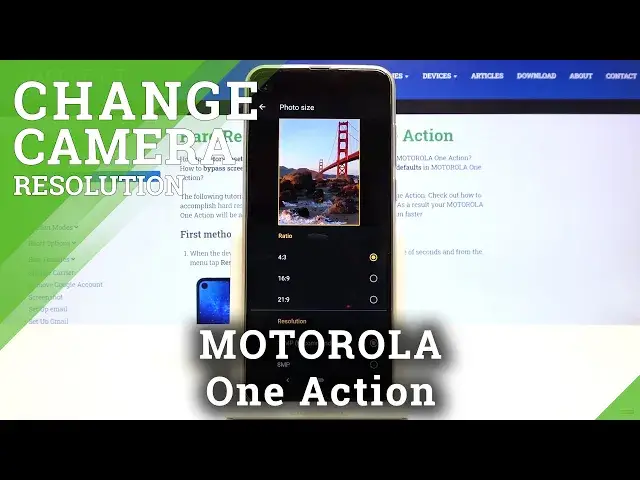 Video thumbnail for Set Up Lower or Higher Photo Resolution in Motorola One Action - Change Picture Resolution