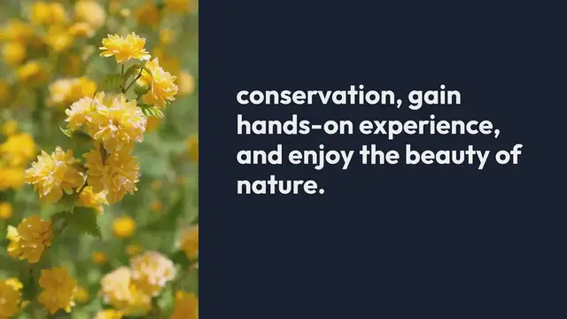 Video thumbnail for How To Volunteer At A Botanical Garden