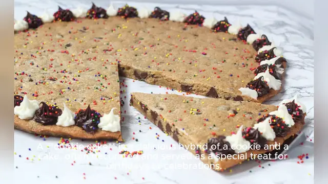 Video thumbnail for cookie cake recipe
