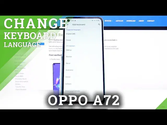 Video thumbnail for How to Change Keyboard Language in OPPO A72 – Find Keyboard Dictionary
