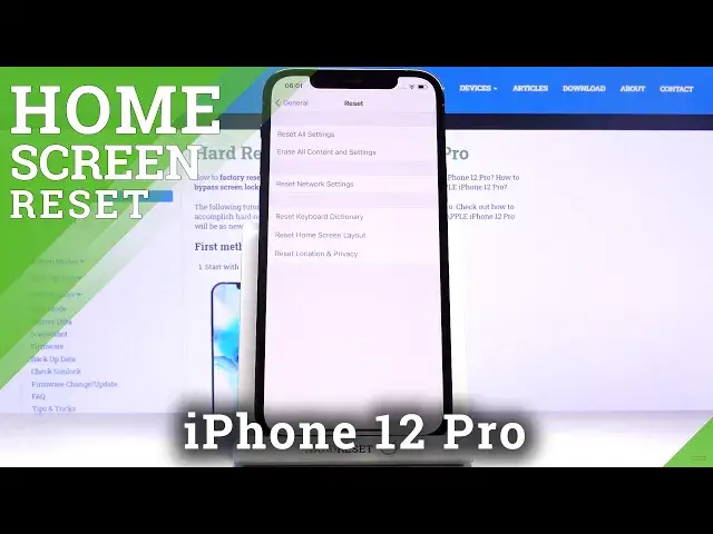 'Video thumbnail for How to Reset Home Screen Layout on iPhone 12 Pro – Delete Desktop Customization'