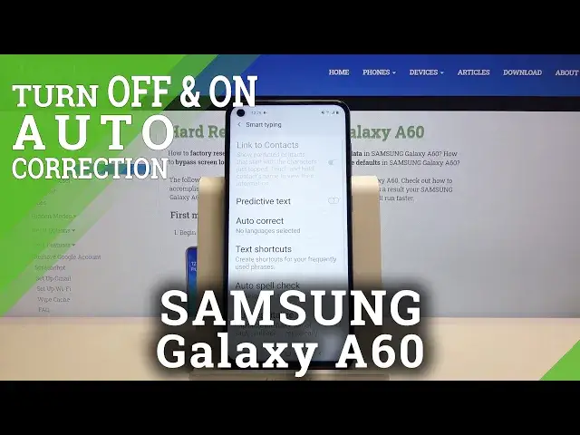 'Video thumbnail for How to Enter Auto Correction in SAMSUNG Galaxy A60 – Auto Correction Options'