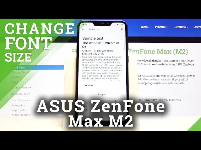 'Video thumbnail for How to Change Font Size on ASUS Zenfone Max M2 – Adjust Text Size'