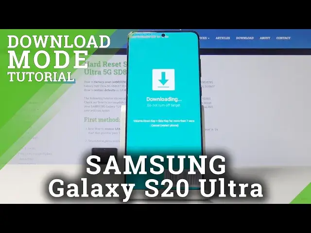 'Video thumbnail for Download Mode in SAMSUNG Galaxy S20 Ultra – How to Open & Quit Flash Mode'