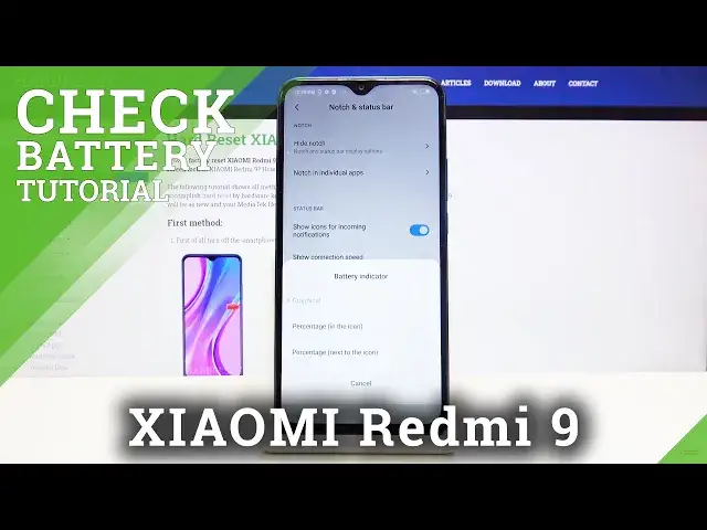 'Video thumbnail for How to Check Battery Percentage in Xiaomi Redmi 9 – Show Battery Level'