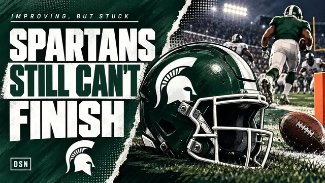Video thumbnail for Michigan State is improved, but it still can't finish games