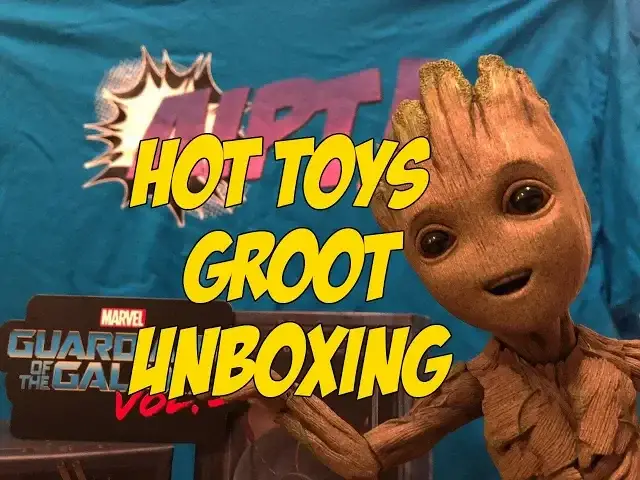 Video thumbnail for Hot Toys Groot life-sized figure unboxing and review