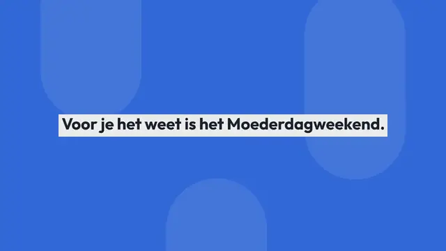 Video thumbnail for Leuke uitstapjes voor Moederdag: Een dagje uit met jouw moeder