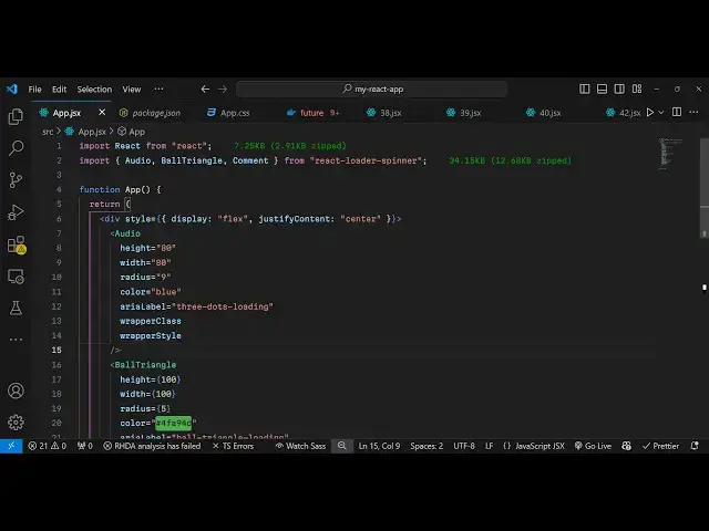 Video thumbnail for React.js Project to Show Colorful Loading Spinners & Progressbars Using react-loader-spinner Library