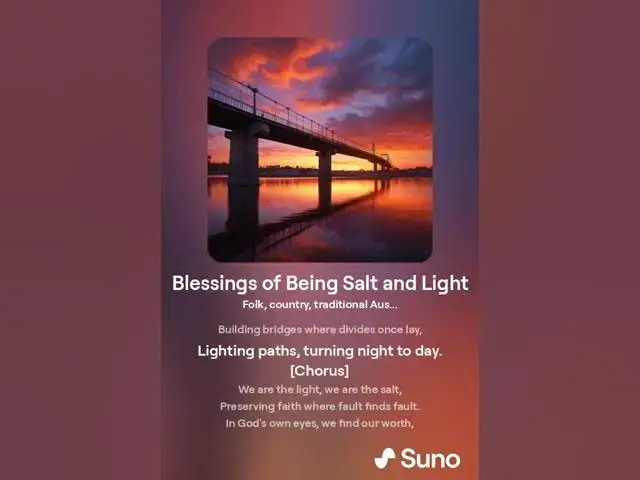 Video thumbnail for Blessings of Being Salt and Light