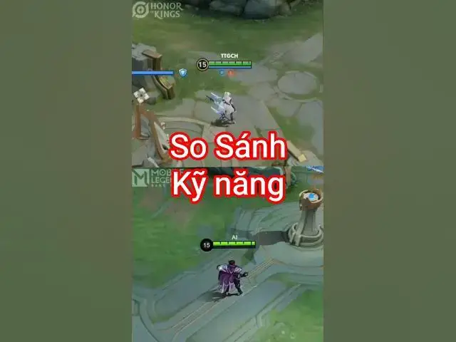 'Video thumbnail for Honor Of Kings Và Mobile Legend. Ai sao chép skill của ai. #honorofkings #mobilelegends #sosanh'