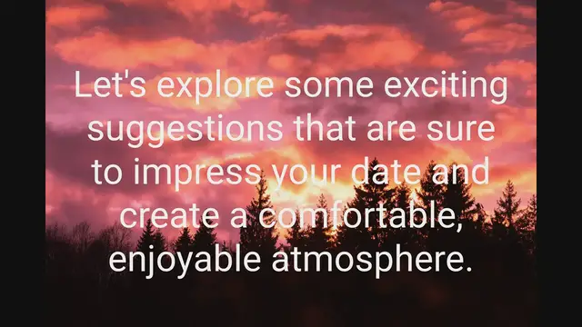 'Video thumbnail for Best Evening First Date Ideas'