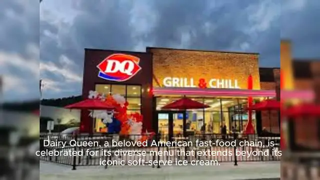 Video thumbnail for dairy queen menu