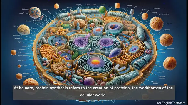 Video thumbnail for Proteinsynthesis in biology
