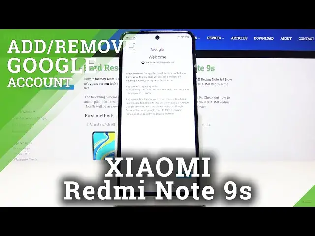 'Video thumbnail for How to Add and Remove Google Account in Xiaomi Redmi Note 9s – Manage Google Account'