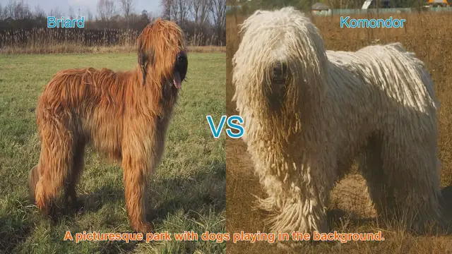 Video thumbnail for Briard vs. Komondor: A Comparison of Two Unique Dog Breeds