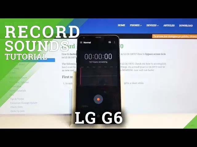 Video thumbnail for How to Record Sounds in LG G6 - Activate Voice Recorder