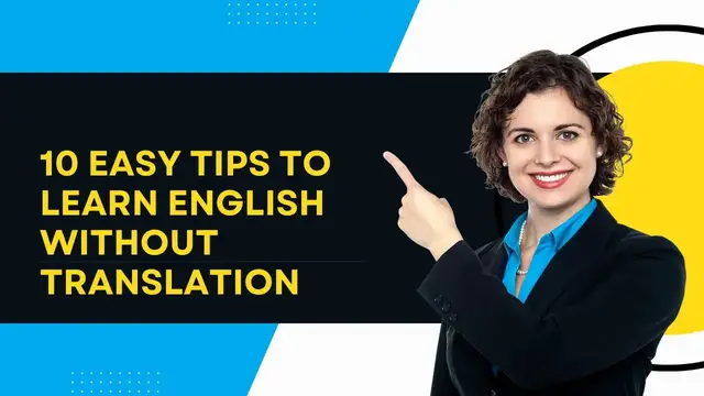 Video thumbnail for 10 Easy Tips To Learn English Without Translation | English Finders