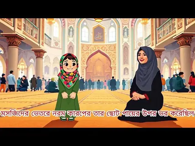 'Video thumbnail for আয়েশার প্রথম রাতের নামাজ #islamicshorts #foreignlanguagedubbed #cartoon #hindidubbed'