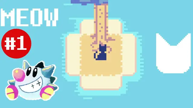 Video thumbnail for Let's Play ᗢ (Meow) (1): Pixel Kitty Exploration Game