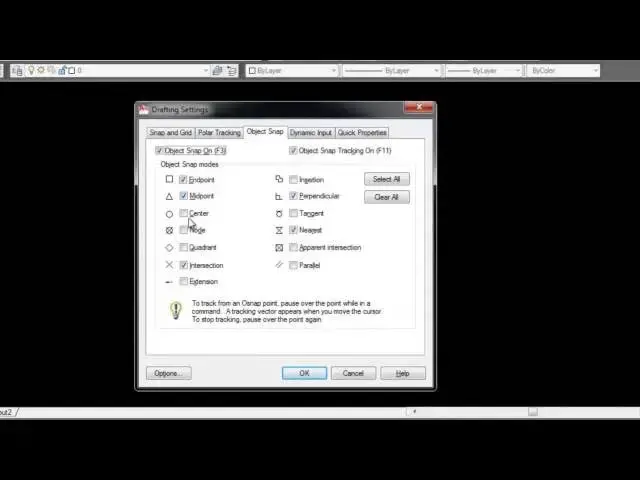 Video thumbnail for Hướng dẫn AutoCad cơ bản - Bài 2 : Lựa chọn đối trượng & truy bắt điểm