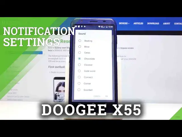 'Video thumbnail for How to Change Voicemail Notification Sounds in DOOGEE X55 – Customize Voicemail Settings'