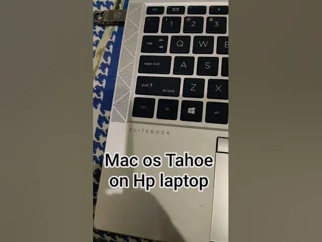 Video thumbnail for Mac Os Tahoe on HP elitebook #tech #hackintoah #tahoe