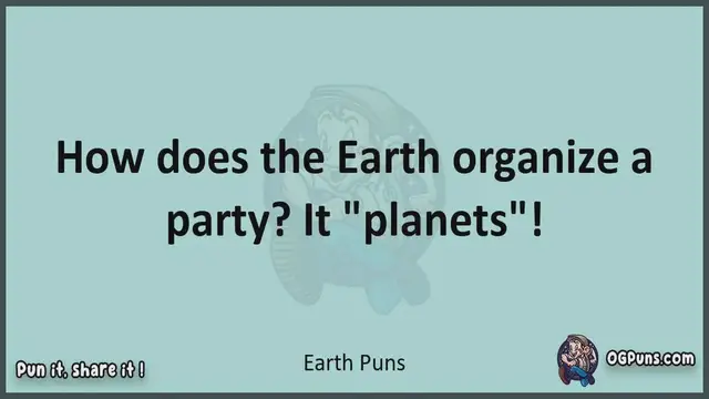 Video thumbnail for Earth - Jokes, Puns, Wordplays, and Laughter