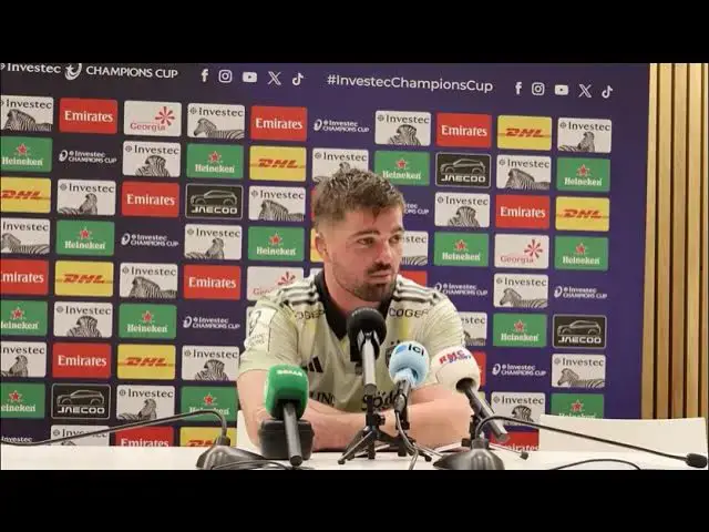 Video thumbnail for Grégory Alldritt (Stade Rochelais) : "Fier, mais pas satisfait ce soir !" du match au Leinster