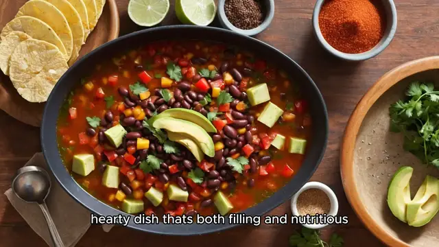 Video thumbnail for Black Bean Soup Recipe