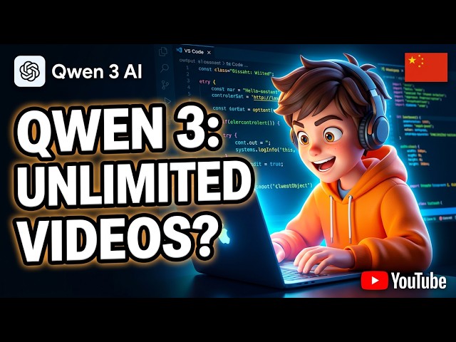 Video thumbnail for Generate Long YouTube (16:9) Videos Using QWEN AI | 100% FREE