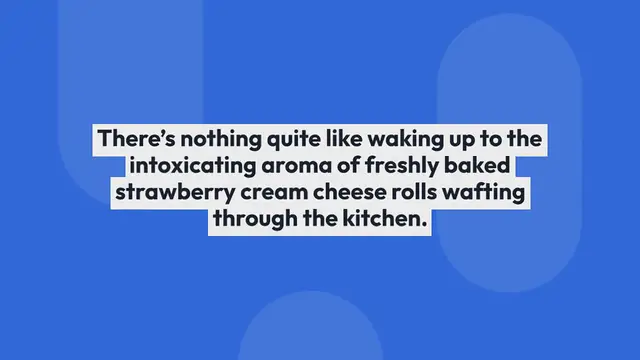 Video thumbnail for Strawberry Cream Cheese Rolls