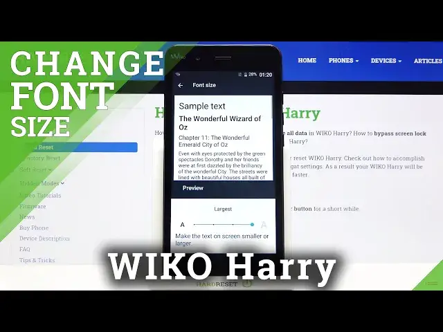 'Video thumbnail for How to Change Text Size in Wiko Harry – Access Font Settings'