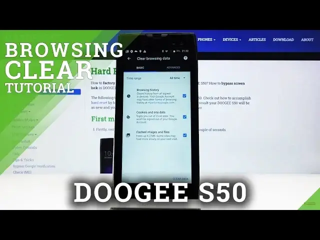 Video thumbnail for How to Clear Browsing Data in DOOGEE S50 – Remove Saved Passwords