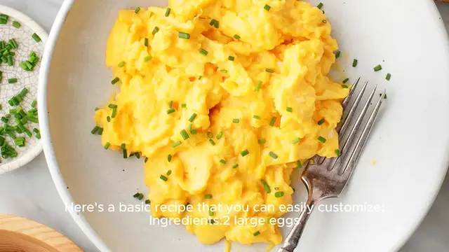 Video thumbnail for Scrambled eggs recipe