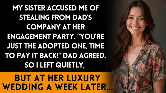 'Video thumbnail for I Built Dad's Company to $100M, Then Sister Accused Me of Theft  Her Wedding Day Changed Everyth'