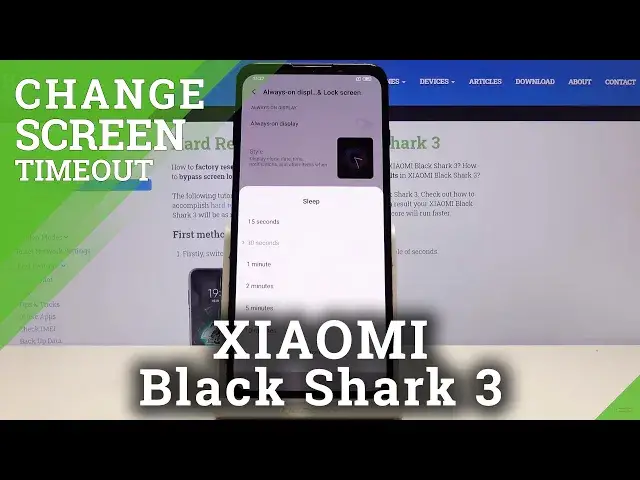 Video thumbnail for Screen Timeout in XIAOMI Black Shark 3 – Screen Blackout