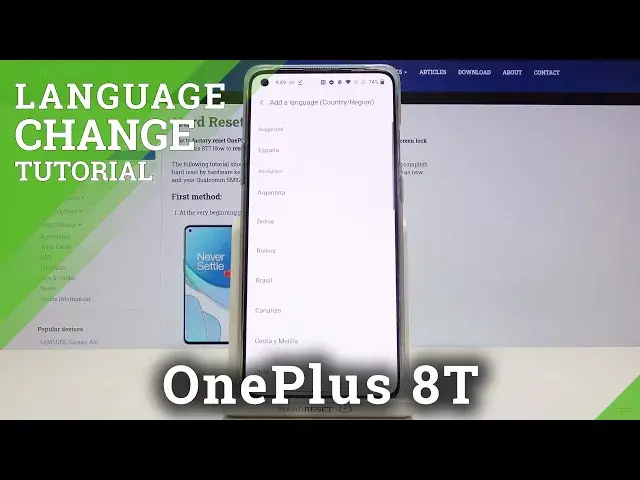 Video thumbnail for How to Change System Language in OnePlus 8T – Find Language List