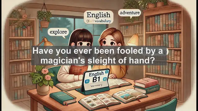 Video thumbnail for 2500 Must Know CEFR B1 Vocabulary - The Many Faces of 'Trick': Noun, Verb, and Adjective