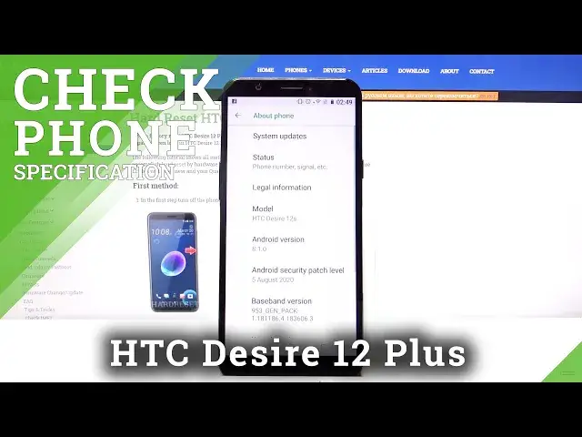 'Video thumbnail for How to Open Phone Specifications in HTC Desire 12 Plus – Read IMEI & Serial Number'